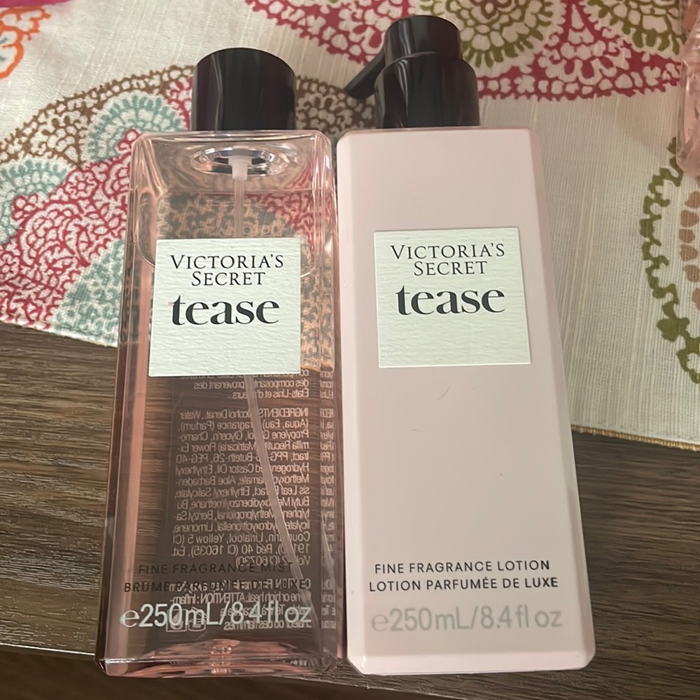 Victoria secret Tease fine fragrance and lotion set new 8.4 oz